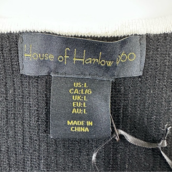 House of Harlow 1960 NEW rib knit black white tank top vest
Large Minimalist - Picture 7 of 9
